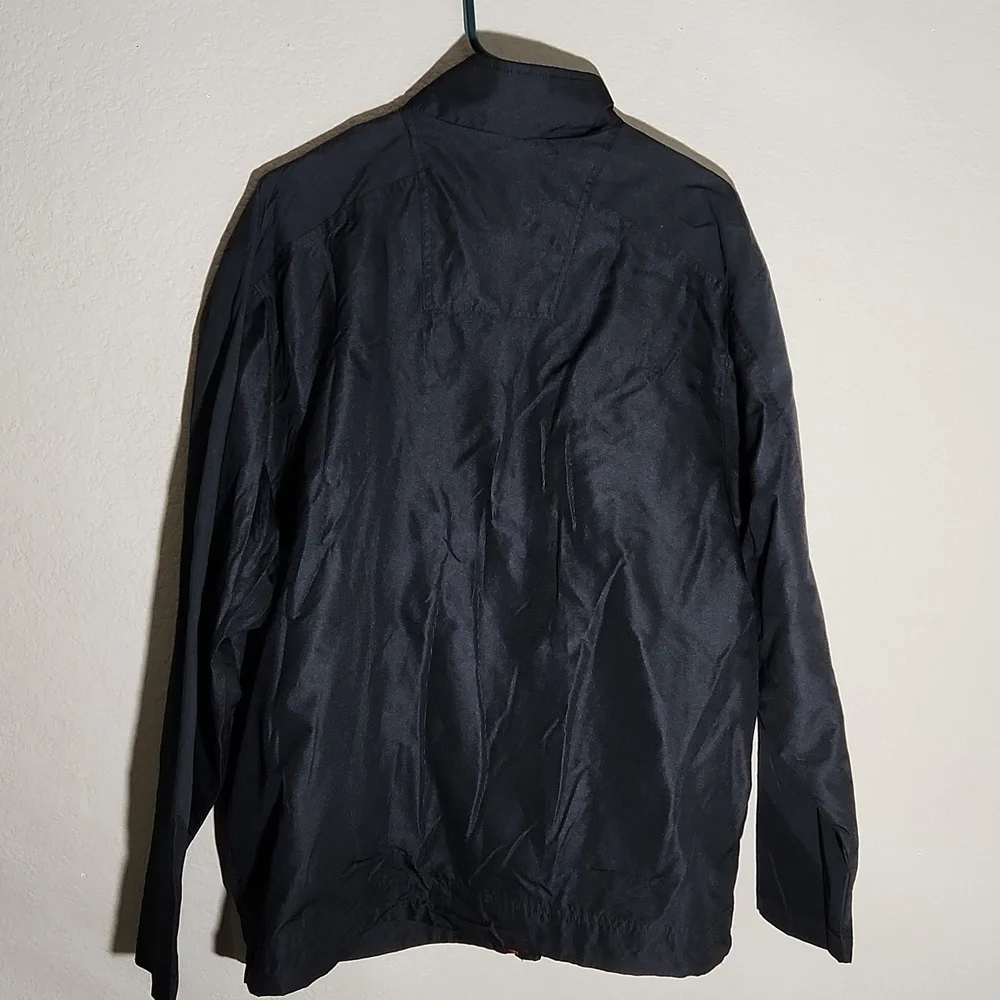 Reebok Windbreaker Jacket Size L Black